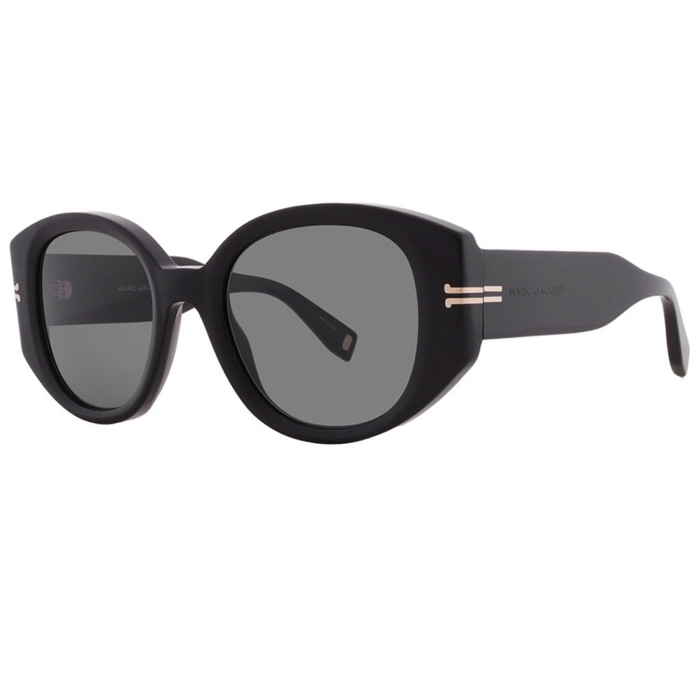 Marc Jacobs Black Sunglasses with Gold Accents